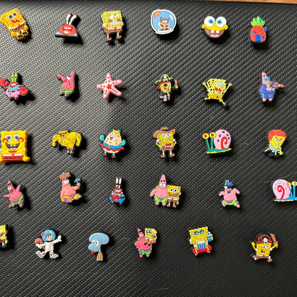 Sponge bob croc charms